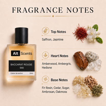 Baccarat Rouge 540 perfume