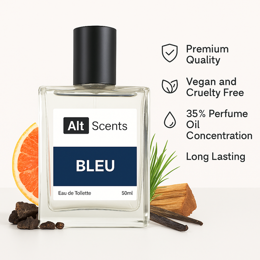 Bleu Perfume by Altscents - Clean, Confident, Timeless