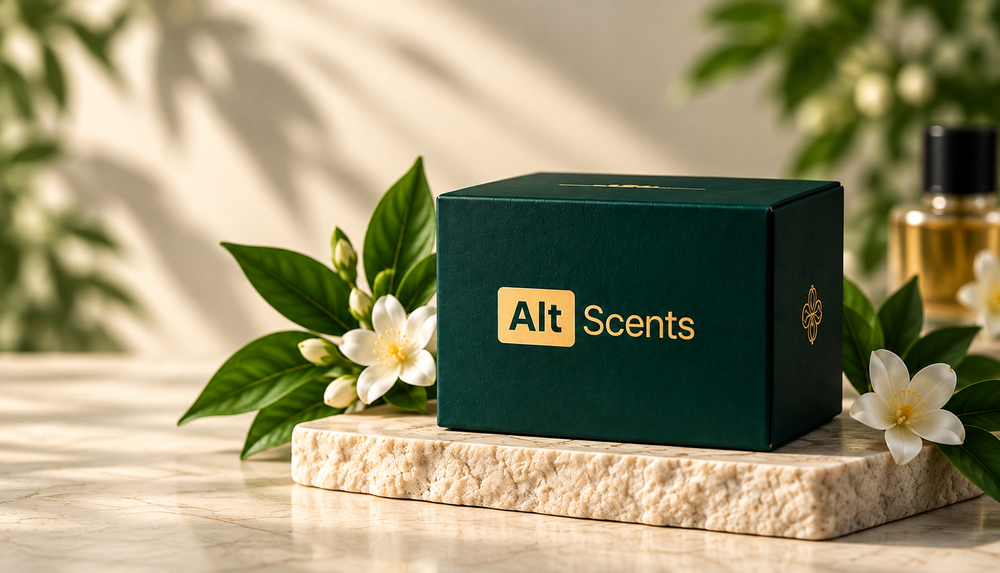 Alt Scents packaging