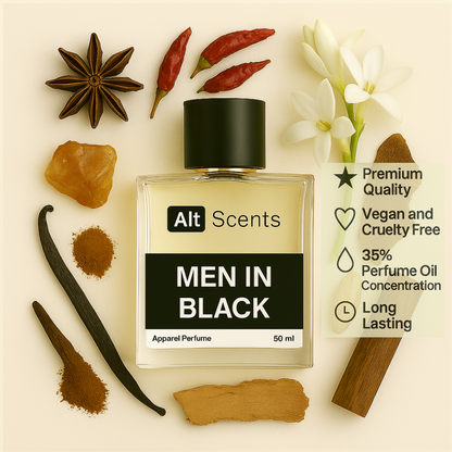 MEN IN BLACK - Bold, Mysterious, Magnetic