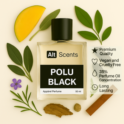 POLU BLACK  - Bold, Sophisticated, Modern