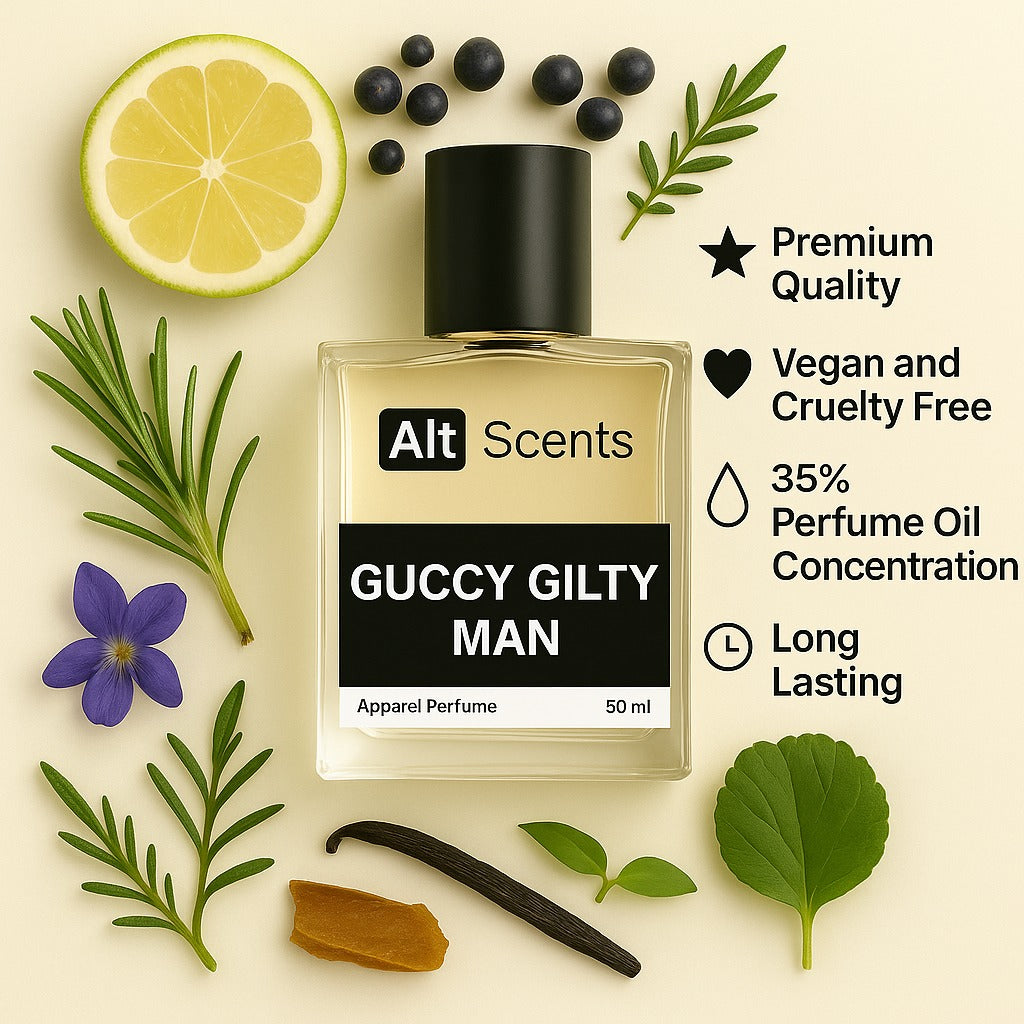 GCH GILTY MAN : Crisp, Bright, Sophisticated